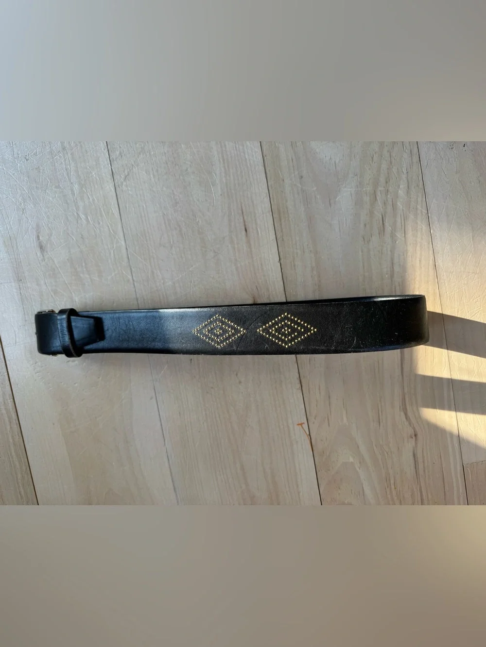John Varvatos Aniline Kipskin Belt